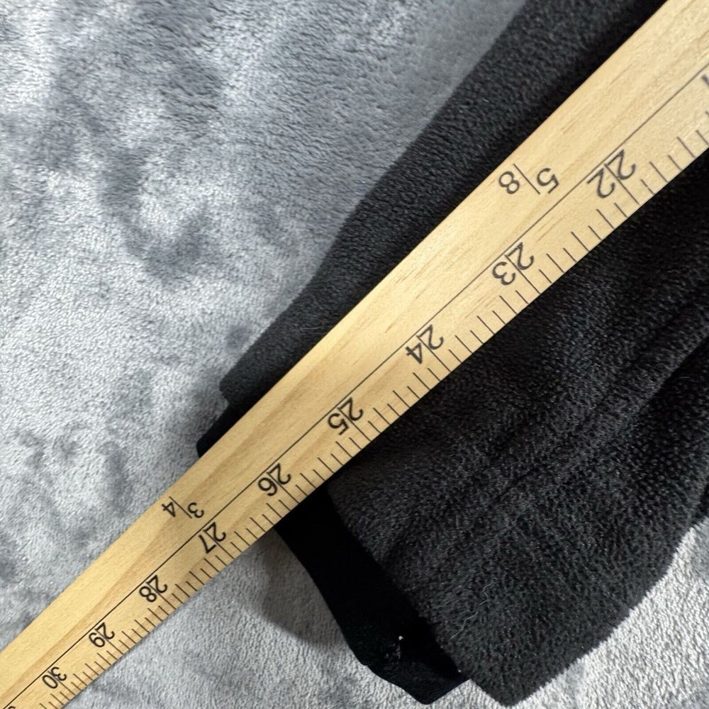 Columbia Fleece Jacket Hooded Full Zip Womens S Black‎ Hooded Thumb Holster - Picture 5 of 12